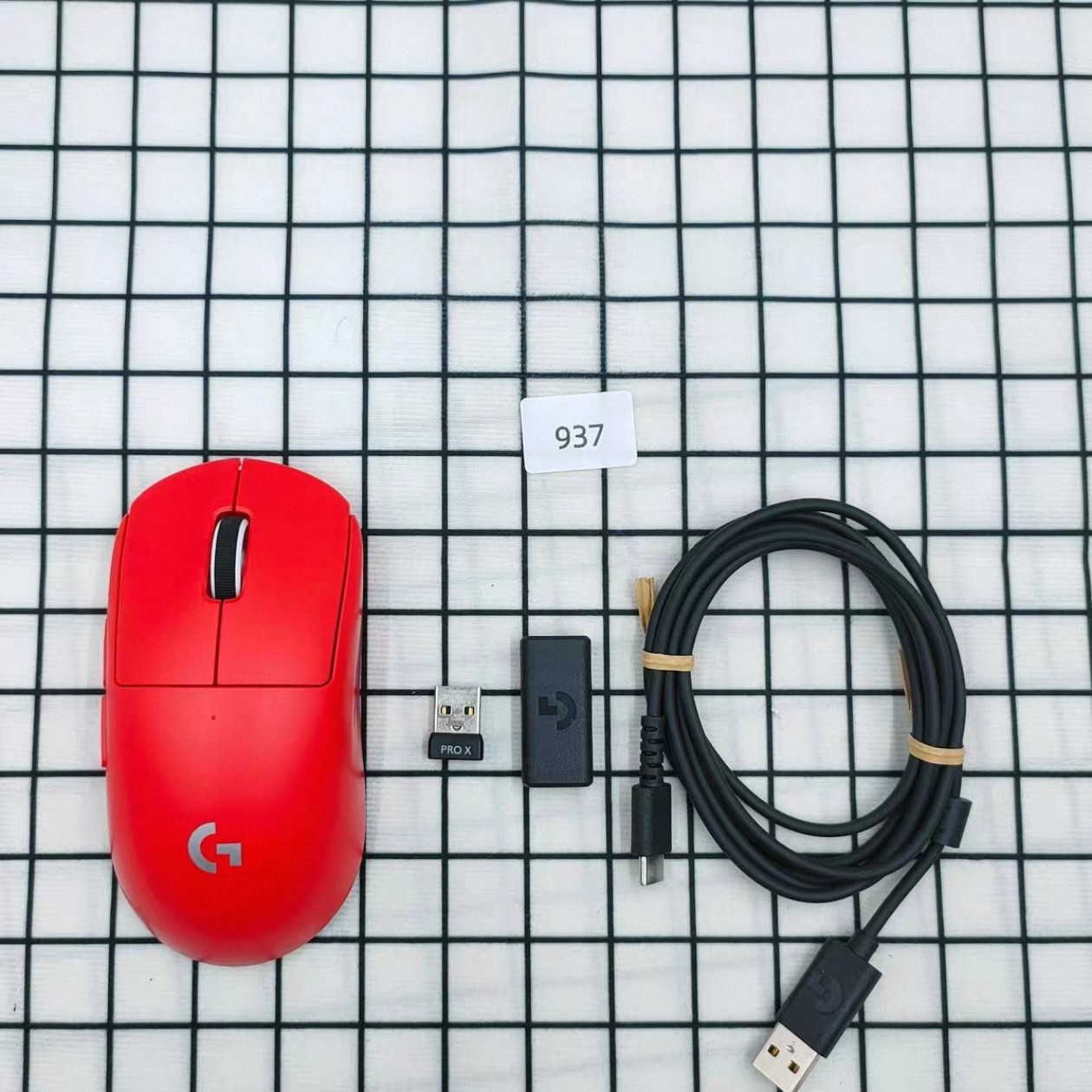 Logitech罗技 GPW二代有无线游戏对称形轻量化DIY红色游戏鼠标