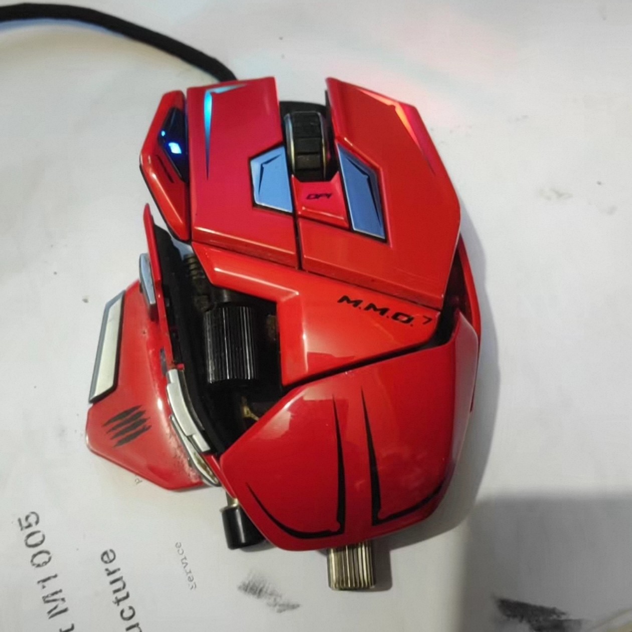 赛钛客Saitek美加狮MMO7 游戏电竞自定义宏吃鸡机械编程电脑鼠标