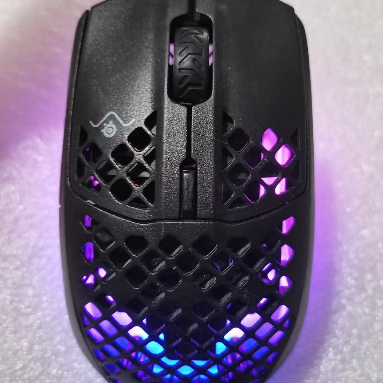 赛睿Steelseries Aerox 3 2021版镂空轻量化吃鸡有线游戏幻彩鼠标