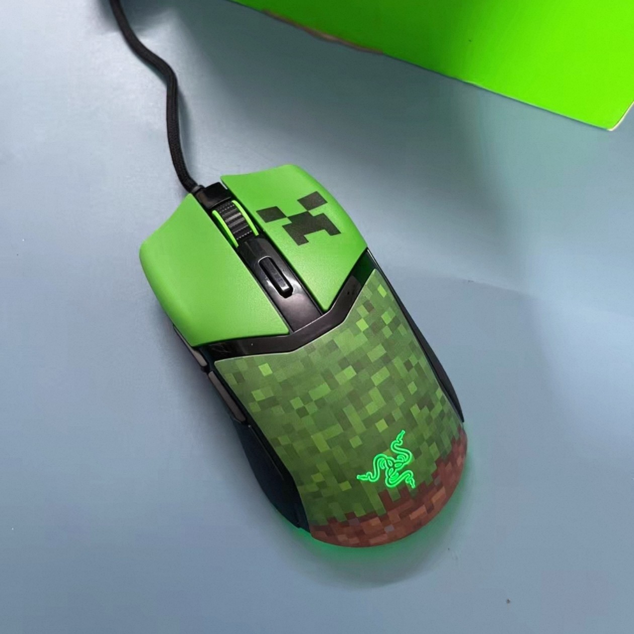 Razer雷蛇眼镜蛇Corbra有线版我的世界联名RGB幻彩版游