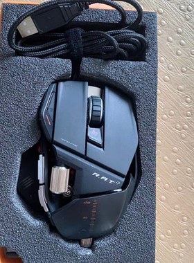 美加狮MadCatz RAT7游戏鼠标电竞游戏优选可编程赛钛客  6400DPI