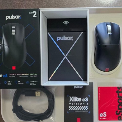 派世Pulsar Xlite ES 8K轮询率中小手对称有无线游戏3950电竞鼠标