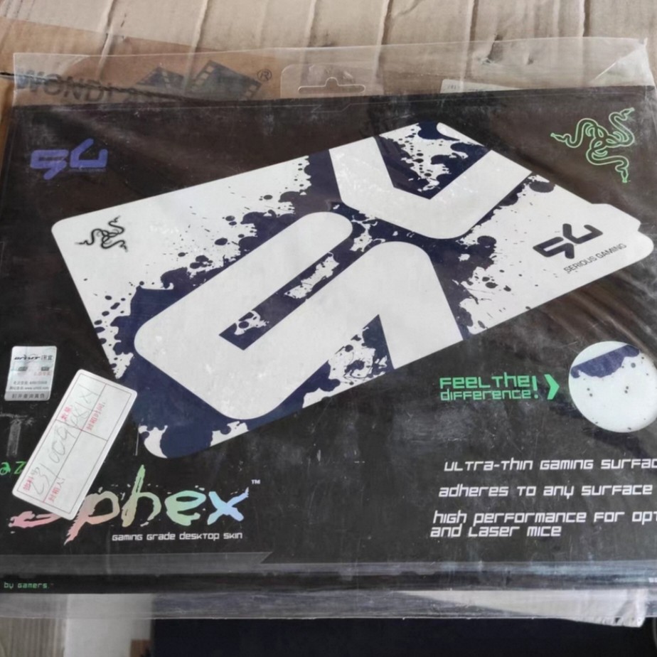 Razer雷蛇Sphex SG掘土黄蜂战队联名款游戏电竞FPS专用顺滑鼠标垫