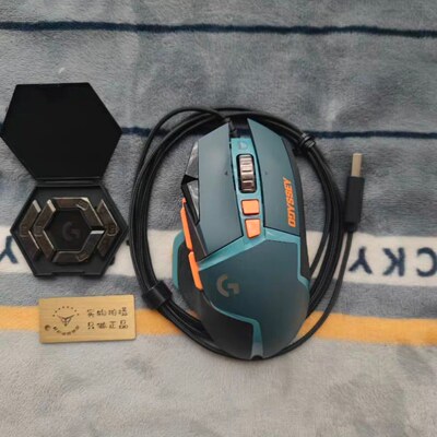 罗技G502HERO 奥德赛LOL英雄联盟联名款电竞游戏配重专用鼠标