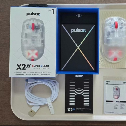 派世Pulsar X2H Super Clear 3395传感器有无线游戏电竞吃鸡鼠标