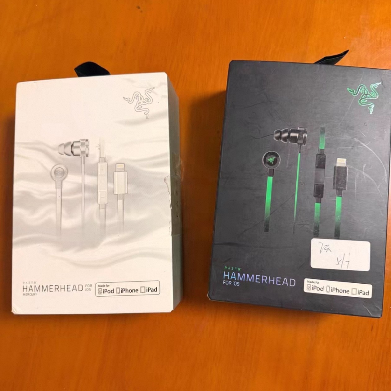 Razer/雷蛇 战锤狂鲨专业版V2 IOS版苹果手机游戏入耳式有线耳机