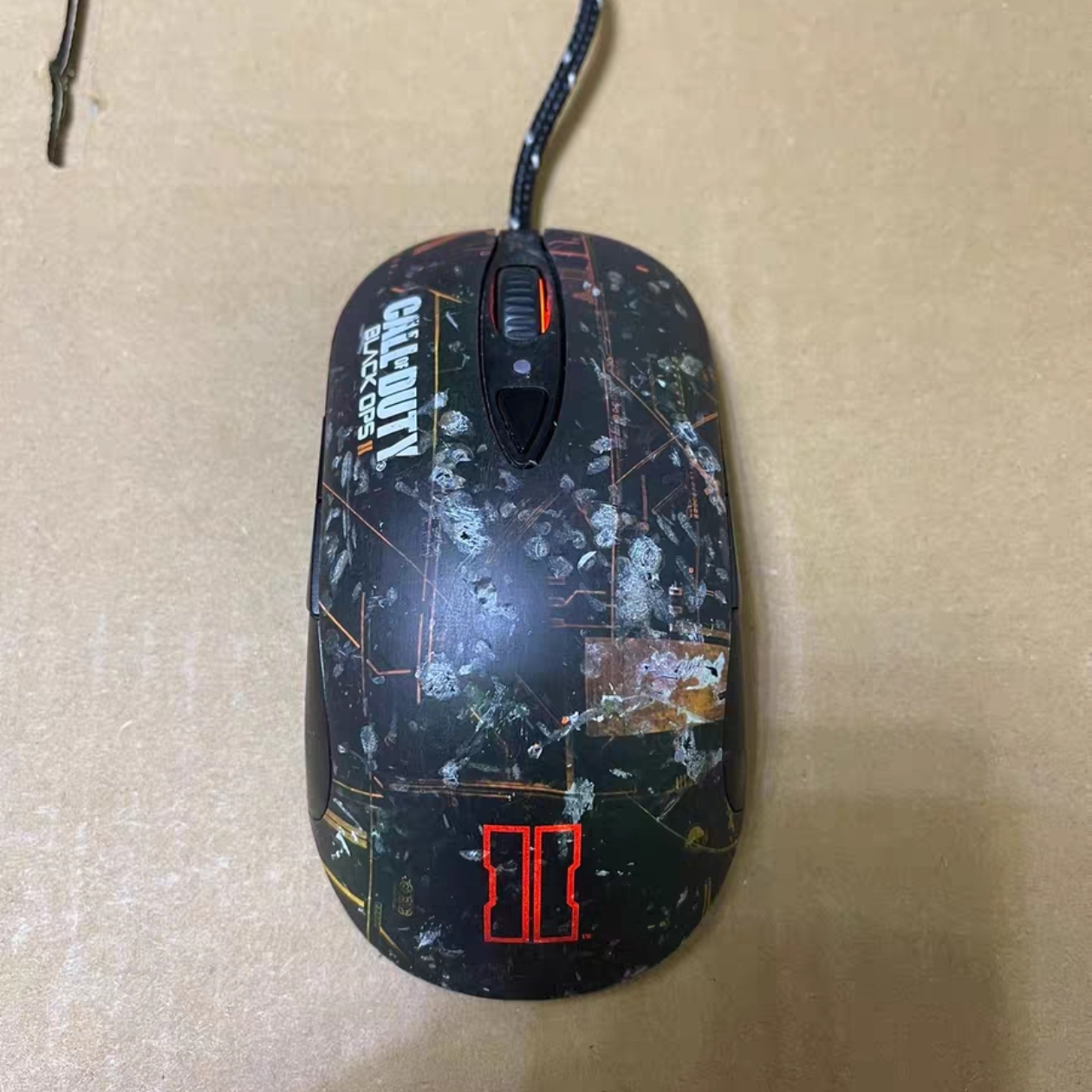 SteelSeries赛睿 RAW使命召唤2联名限定版有线游戏RGB幻彩鼠标