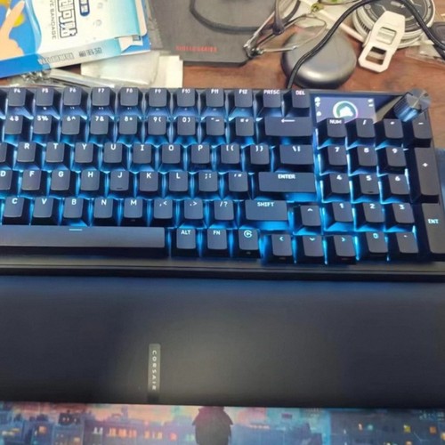 美商海盗船K70RGB先锋 PRO磁轴96键红银黄机械键盘电竞游戏8K插拔