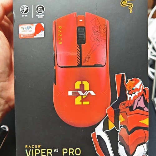 Razer雷蛇毒蝰V3PRO EVA新福音战士联名款8K游戏电竞无线鼠标
