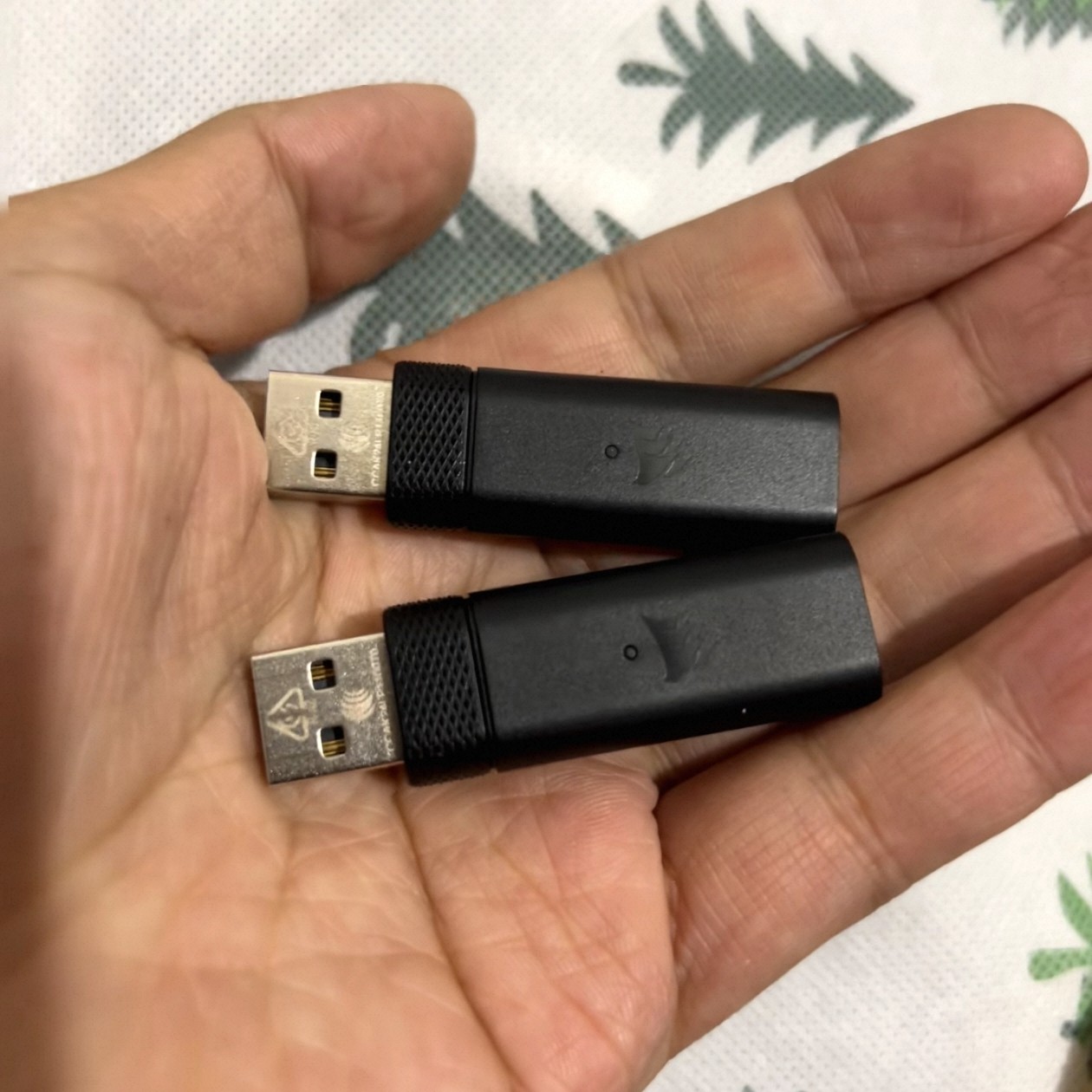 原装配件适用于美商海盗船天行者V2游戏无线耳机发射信号接收器