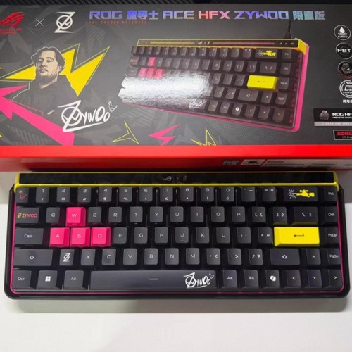 ROG玩家国度魔导士ACE HFX ZywOo联名款限定版游戏磁轴电竞键盘