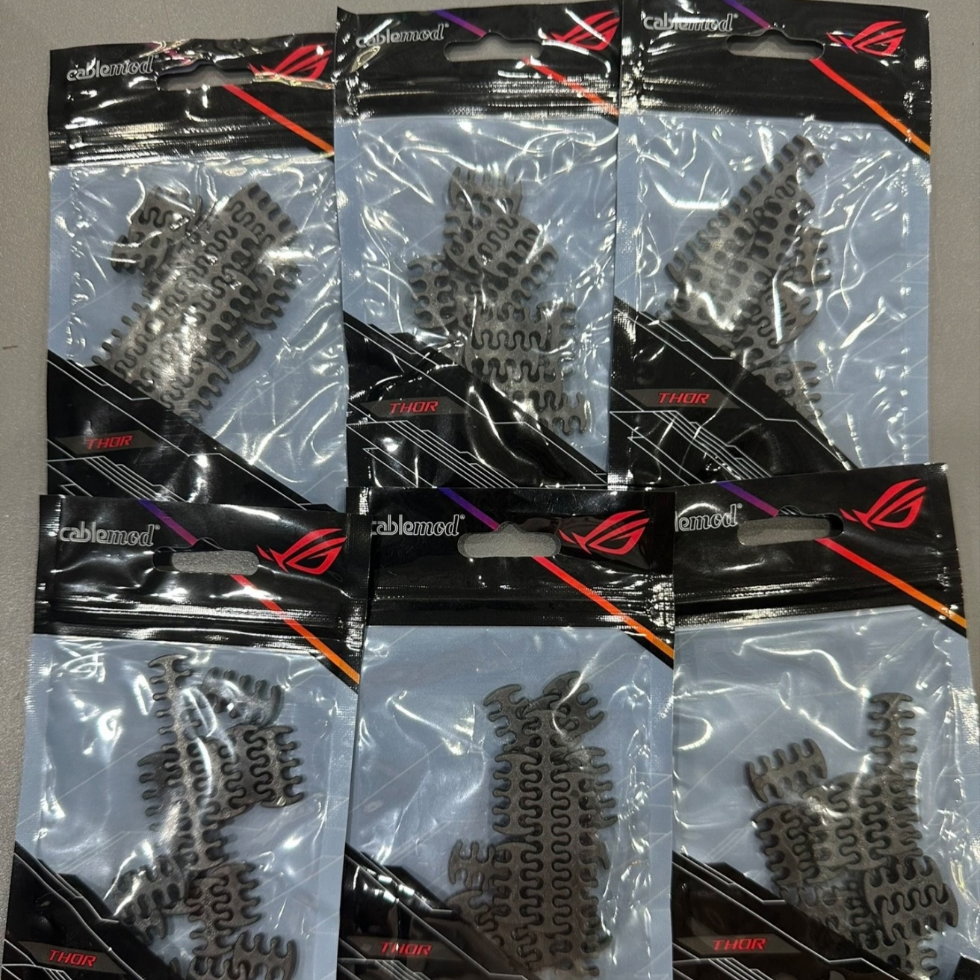 适用于华硕玩家国度ROG电脑机箱电源数据线鱼骨梳整理固线夹器