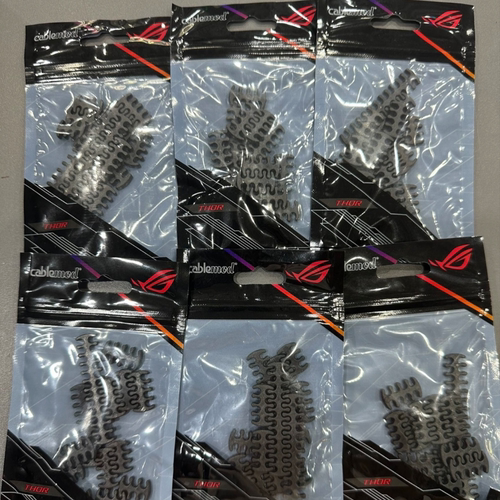 适用于华硕玩家国度ROG电脑机箱电源数据线鱼骨梳整理固线夹器