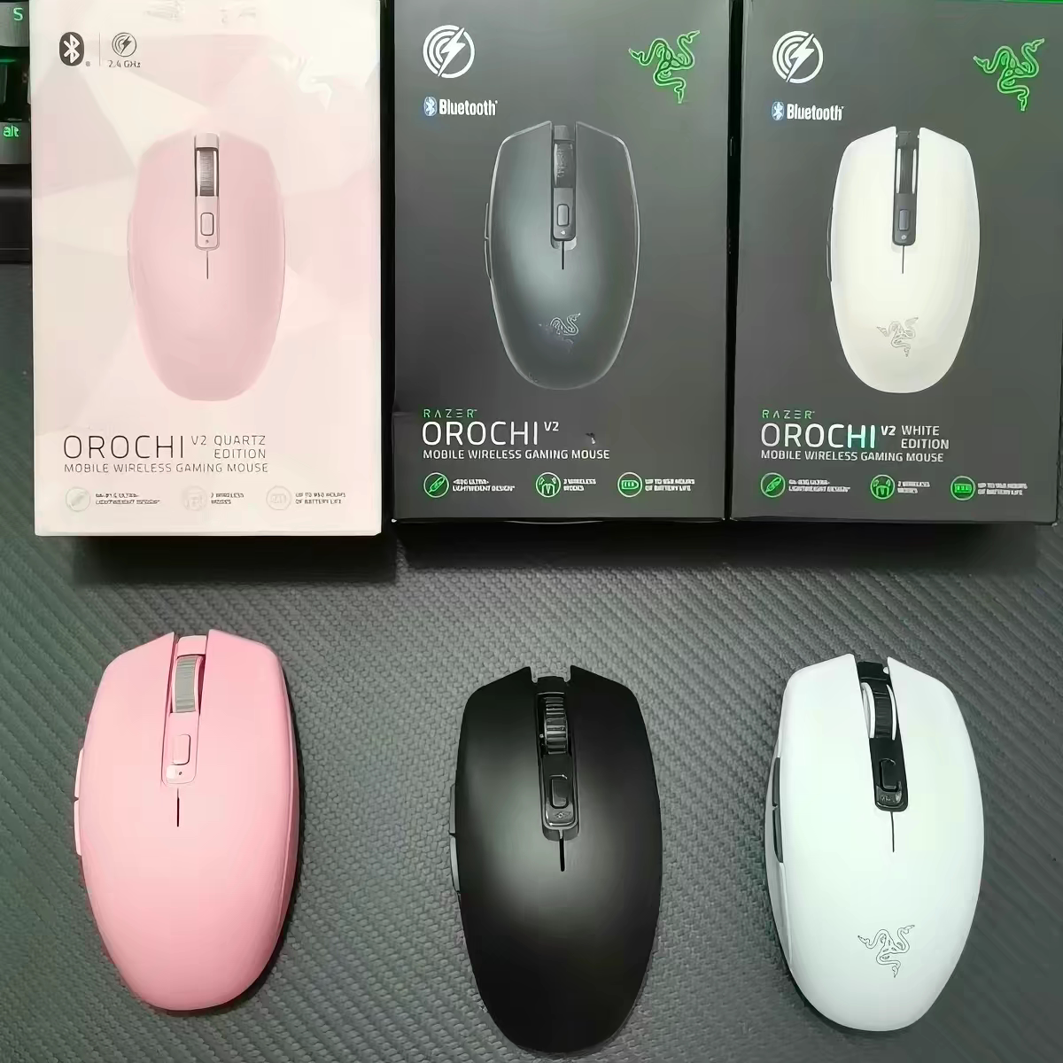 Razer雷蛇八岐大蛇OROCHI V2双模蓝牙无线轻量化游戏办公专用鼠标