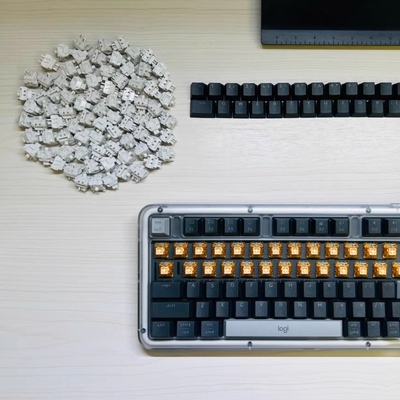 原装配件适用于罗技K98M无线蓝牙键盘人体工学大理石线性静音轴