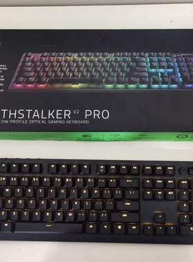 Razer雷蛇噬魂金蝎V2无线版光学机械矮轴电竞游戏键盘USB蓝牙三模