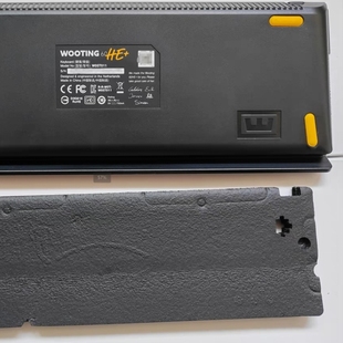 原装配件适用于Wooting 60HE+机械客制化键盘外壳底壳底部海绵垫