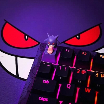 原装配件适用于Razer雷蛇CHERRY轴十字轴联名款耿鬼个性化键帽