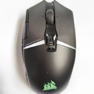 美商海盗船 Corsari NIGHTSABRE 光学微动 RGB背光 三模 无线鼠标