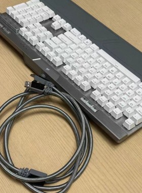 美商海盗船CORSAIR K70MK.2SE白色限定版手托腕垫有线游戏RGB键盘