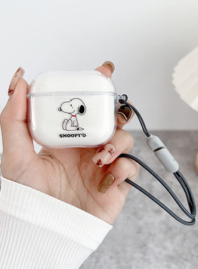 适用新款oppoencor4真无线蓝牙耳机套透明硅胶保护壳防摔encoR4充电盒软壳卡通OPPOr3套