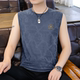男士 速干上衣 圆领T恤薄款 冰丝背心夏季 潮流休闲运动健身坎肩无袖