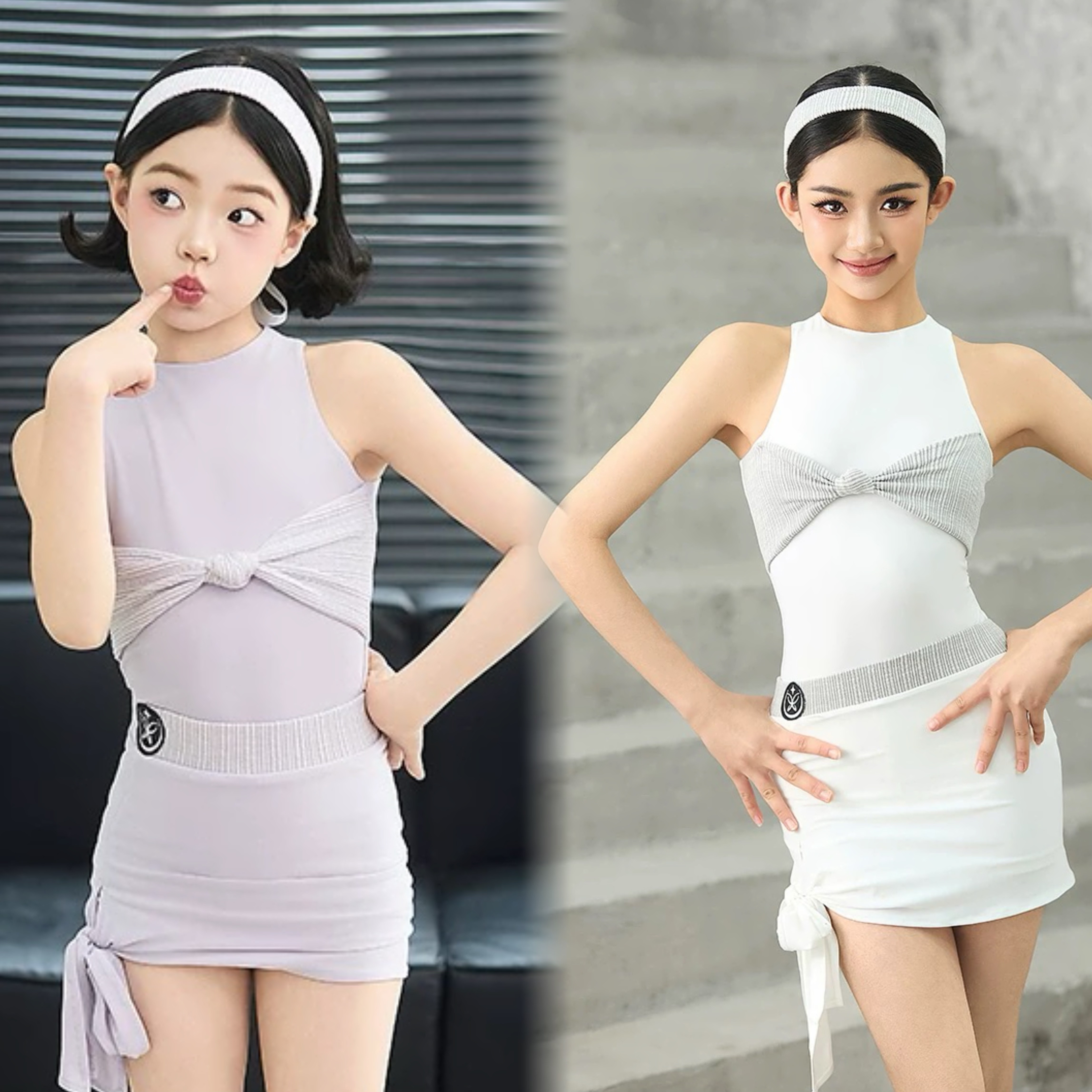 星辰舞服少儿拉丁舞服动线2026春夏坎袖吊带绑带袜套练习服