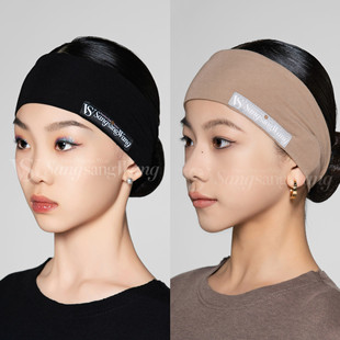 sswang舞服少儿拉丁舞秋冬保暖发带细螺纹纽扣袜套百搭配饰跳舞