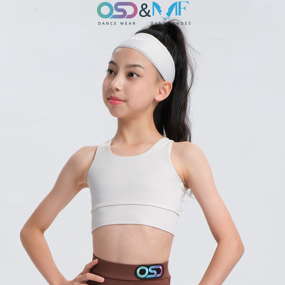 运动背心女儿童外穿无袖速干健身专用2025新款练功服拉丁舞服