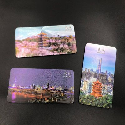 武汉冰箱贴磁性铝箔工艺品磁铁旅游纪念品小礼品现货黄鹤楼