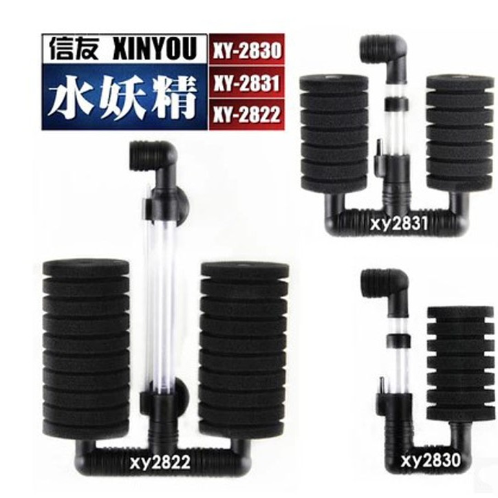 信友XY2830/2831/2822生化棉过滤器 培菌鱼缸气动过滤静音水妖精 - 实物图