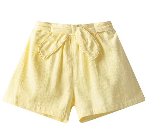 短裤直筒宽松蝴蝶结拉比童装