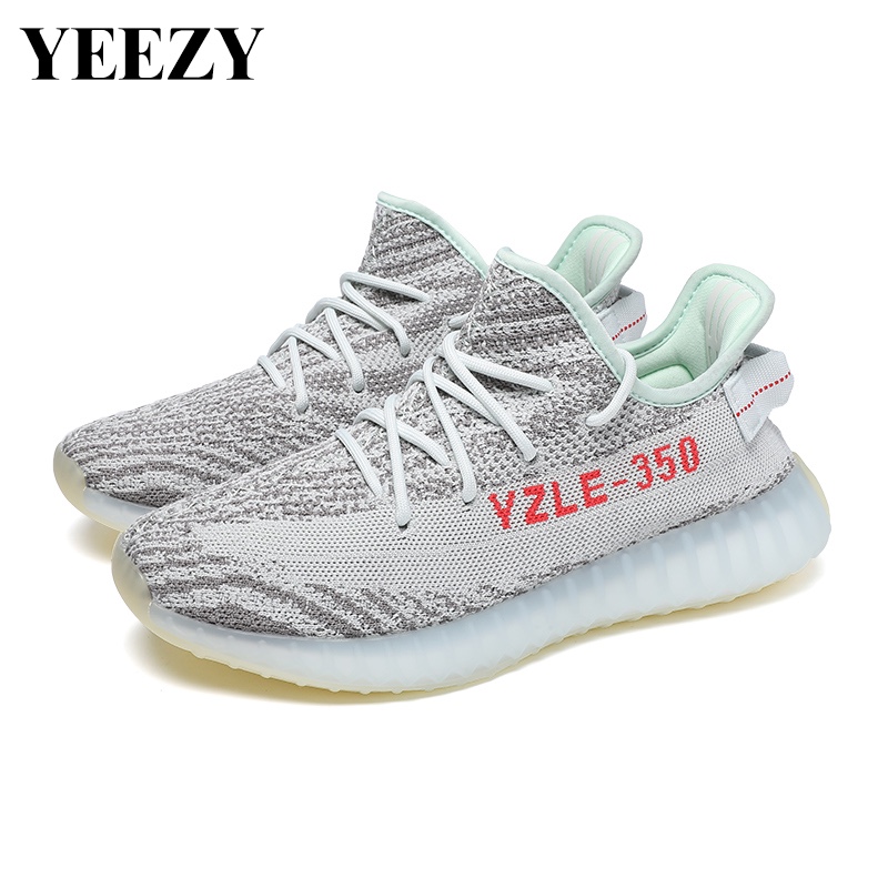yeezy椰子鞋350可燃冰正品跑步鞋男女同款春秋透气潮流休闲运动鞋