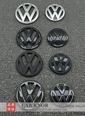 高尔夫7MK7车标改装替换式黑色标