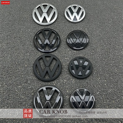 高尔夫7MK7车标改装替换式黑色标