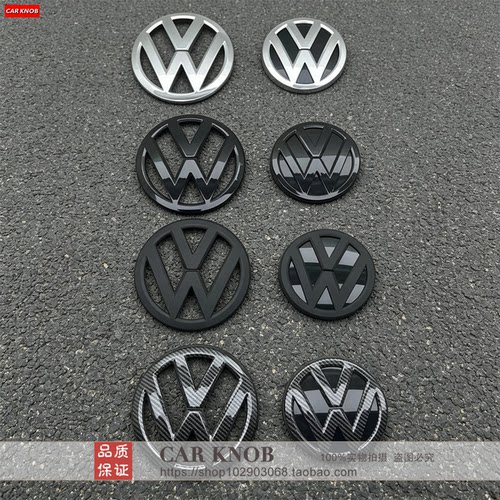 高尔夫7MK7车标改装替换式黑色标