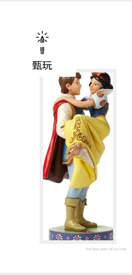 正版Enesco Jim Shore迪士尼公主玩具白雪公主树脂摆件模型雕像