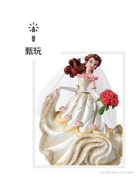 圣诞礼物美女与野兽贝儿手办正版
