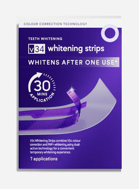 TK/temu亚马逊跨境爆款H***** V34亮白牙贴去黄去烟渍温和牙贴片