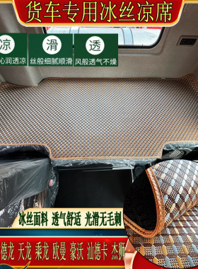 乘龙H7H5欧曼GTLESTETX银河星翼豪瀚N5N7专用卧铺冰丝藤凉席垫夏