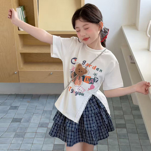 女童连衣裙2026新款女大童夏装儿童韩系洋气薄款裙子可爱小公主裙