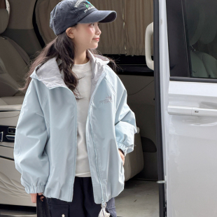 女童外套2026新款秋青少年女装学生初中生搭配套装小女孩洋气穿搭