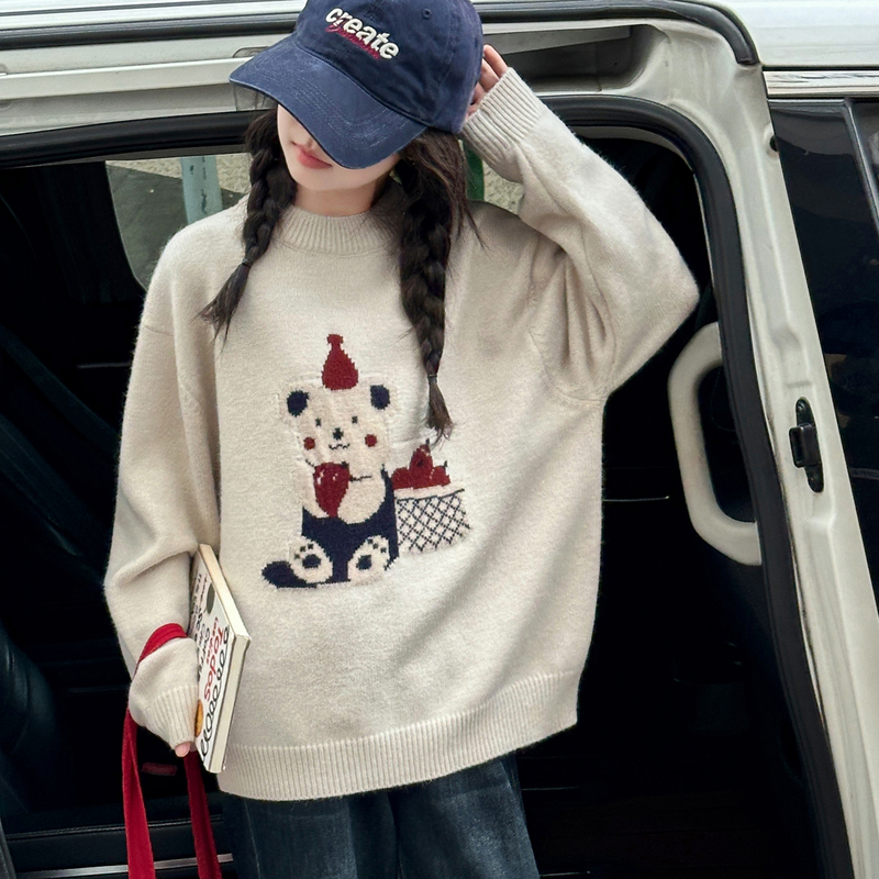 【11/24 10:00AM】加厚小熊毛衣 八折拍下立减