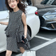 中大童夏季 无袖 波点裙子夏款 女童连衣裙2026新款 韩系穿搭儿童夏装
