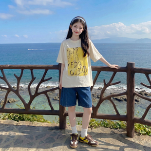 女童夏季套装2026新款大童女装女孩轻薄夏装超火初中生超好看衣服