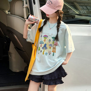 女童夏季套装独特漂亮女装2026新款青少年大童巨好看超火洋气童装
