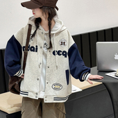 女童棒球服春装 2026儿童洋气刺绣休闲外套女大童春秋时髦衣服 新款