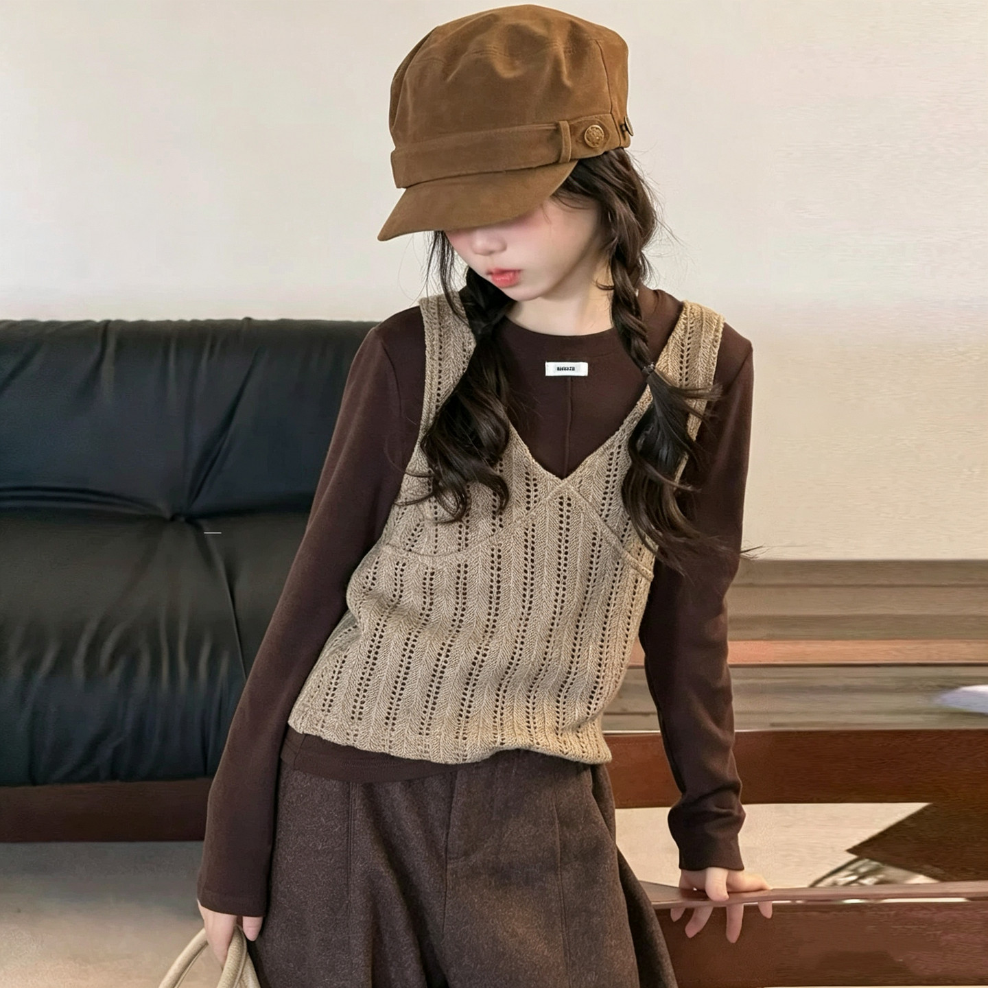 女童套装2026新款秋季青少年女孩穿搭又酷又飒的大童女装儿童衣服图片