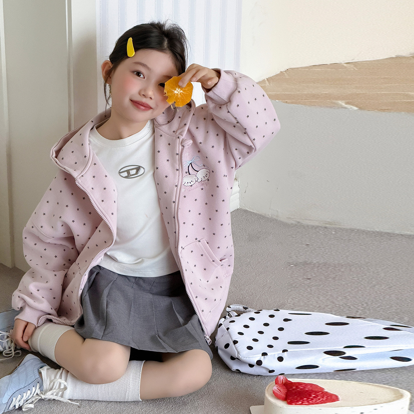 女童外套2026新款秋装女大童洋气时髦超好看春秋独特漂亮儿童衣服图片