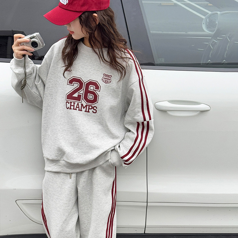 【清仓】女童运动套装秋装儿童休闲卫衣卫裤两件套女孩春秋衣服潮